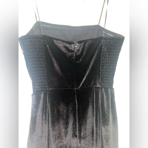 New! Amanda Uprichard x Revolve Kerry Velvet Midi Dress in Black 🖤 Small - Picture 10 of 11